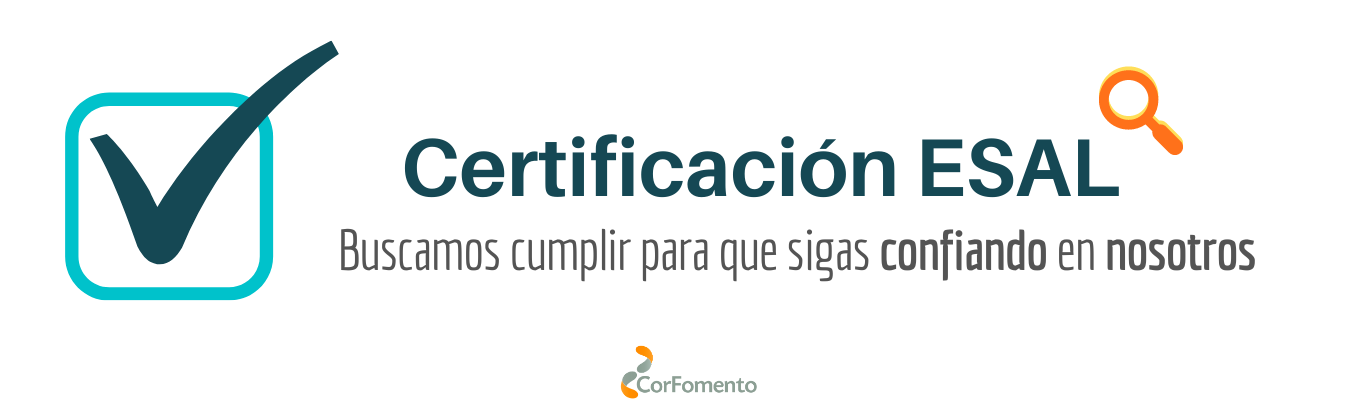 Certificación Esal Corfomento Certificación Esal Corfomento
